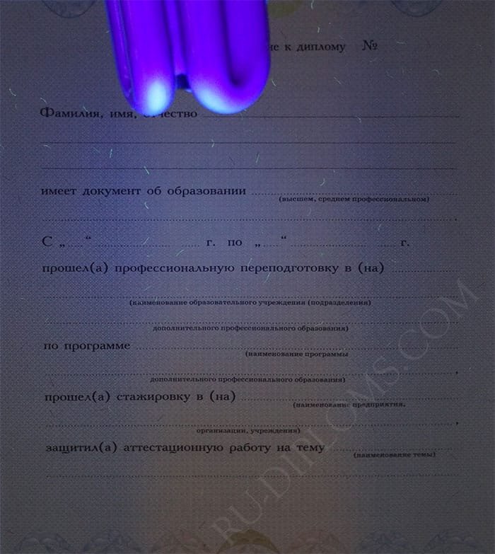 Диплом о переподготовке 2010 года 