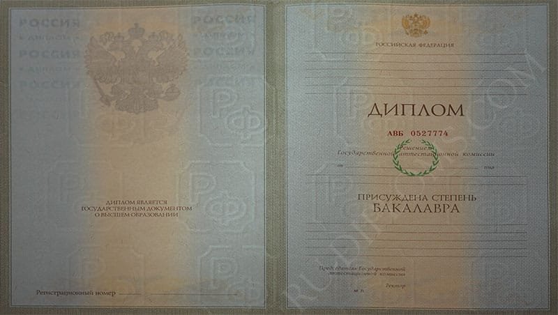 Диплом бакалавра 1997-2003 год  